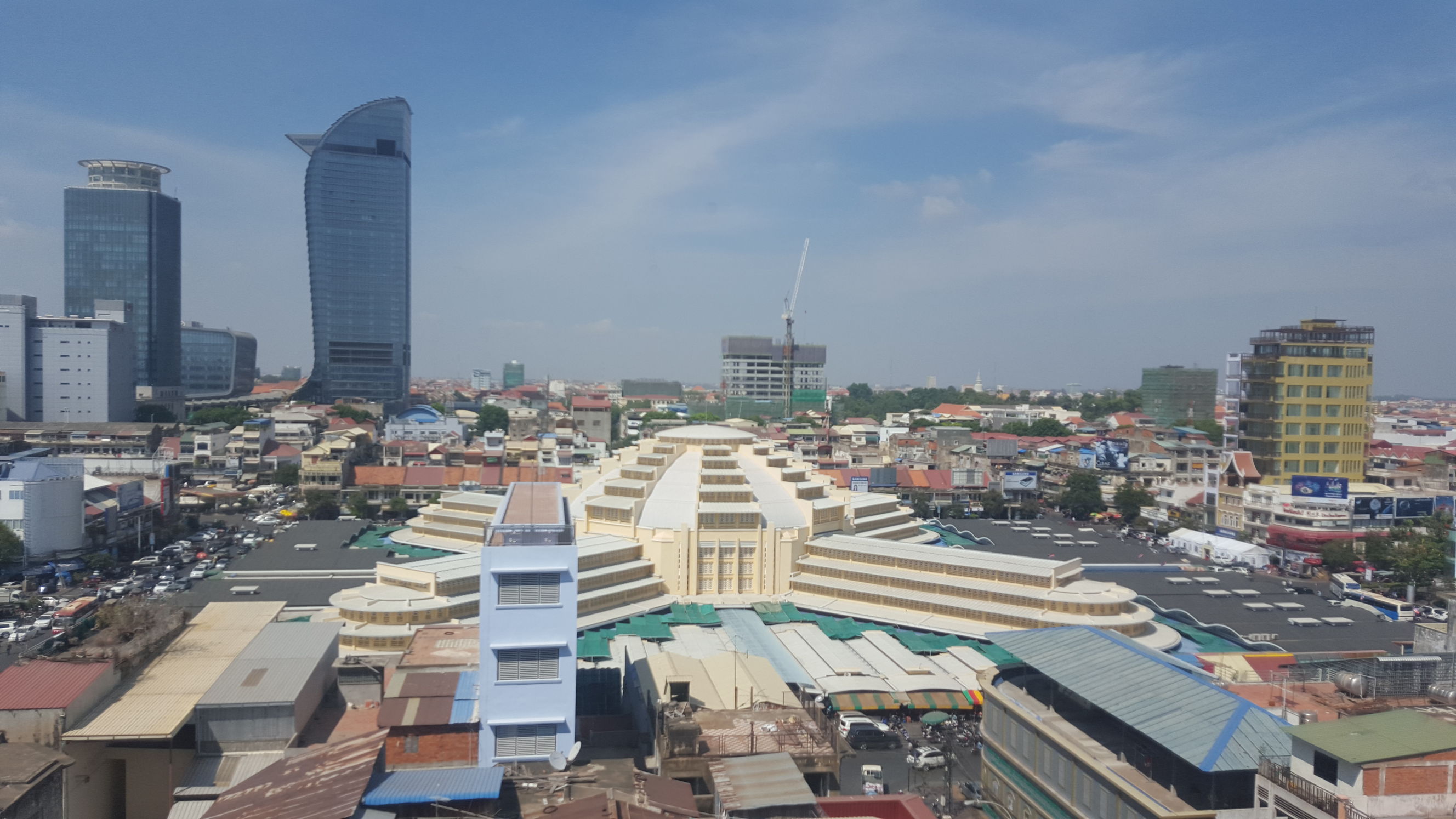 Phnom Penh desde arriba